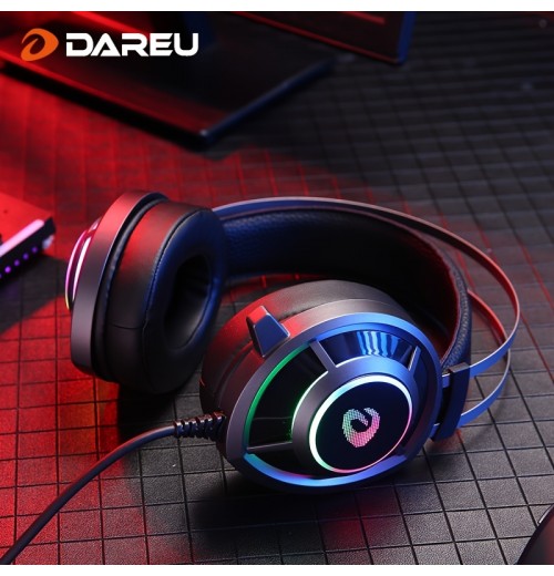 Dareu EH469 Wired Headset With Noise Cancelling, RGB Lights & Microphone Headphones, Microphone Headphone Usb Dareu EH469 Wired Headset With Noise Cancelling, RGB Lights & Microphone Headphones, Microphone Headphone Usb
